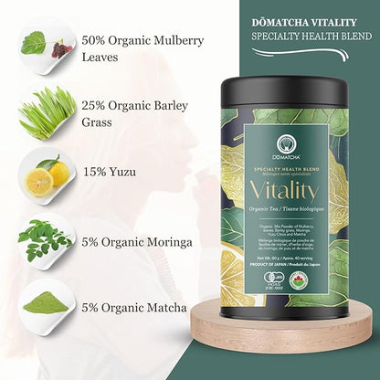 Specialty Health Blend Vitality Green Mix, 80g - DōMatcha®