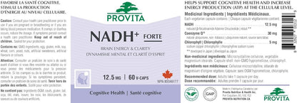 NADH+ 30 gélules végétales - Provita