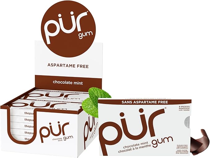 Chocolate Mint Blister Pack, 9ct, 12/tray - The Pur Company