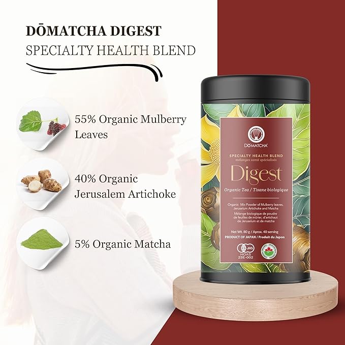 Specialty Health Blends Digest Green Mix, 80g - DōMatcha®