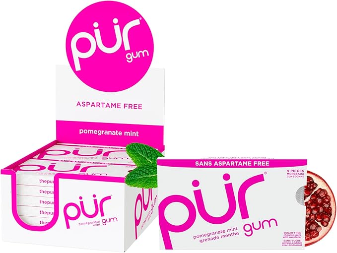 Pomeganate Mint Blister Pack, 9ct, 12/tray - The Pur Company