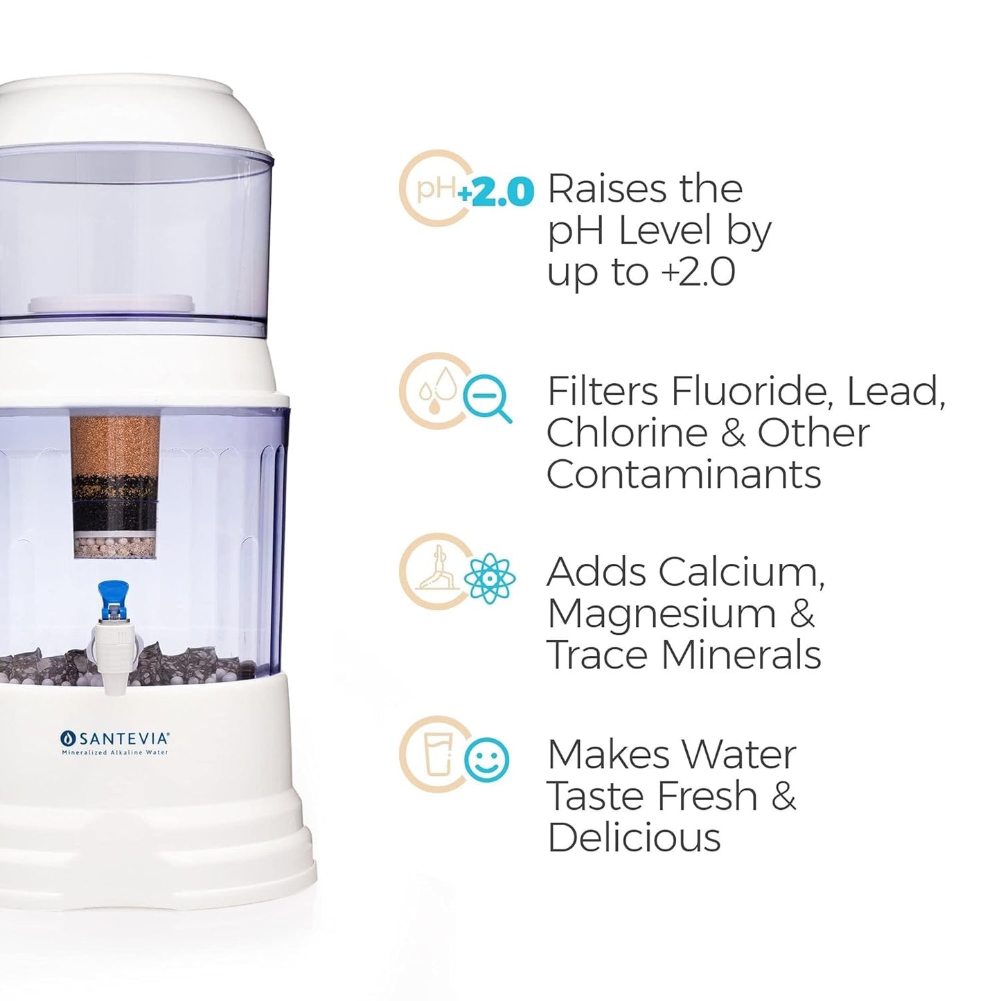 Système d'eau de comptoir, 15 L - Systèmes Santevia