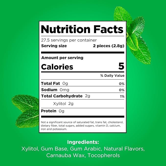 Spearmint Blister Pack, 9ct, 12/tray - The Pur Company