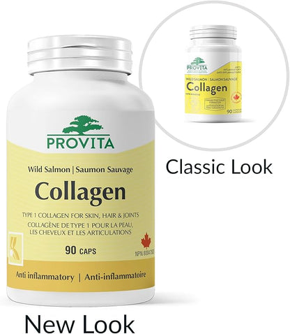Wild Salmon Collagen 90 caps - Provita