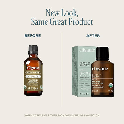 Organic Tea Tree Oil, 30ml - Cliganic