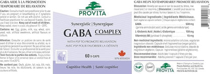 GABA Pro synergique 60 gélules - Provita
