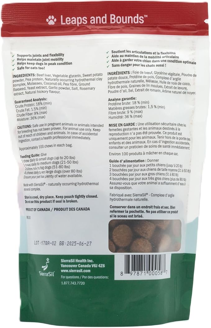 Leaps & Bounds Beef 100 Bites - Sierrasil
