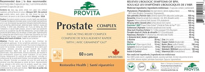 Prostate Pro, 60 vcaps - Provita