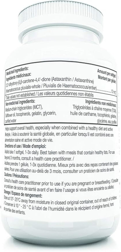 Astaxanthin, 12mg - 90 Bovine - Regenurex