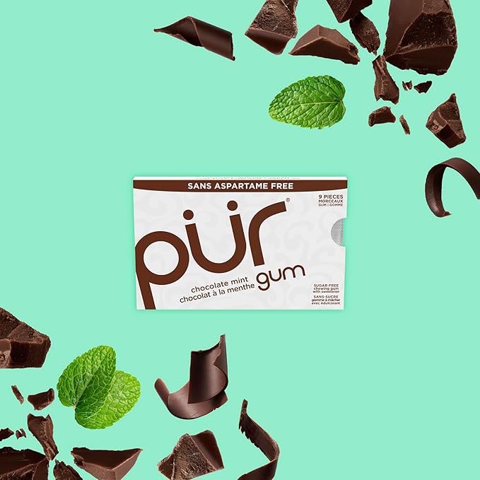 Chocolate Mint Blister Pack, 9ct, 12/tray - The Pur Company