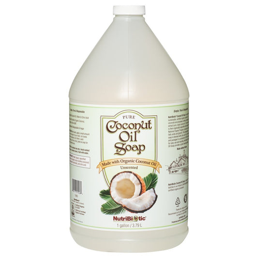 Coconut Oil Soap Unsent.,1gl - Nutribiotic