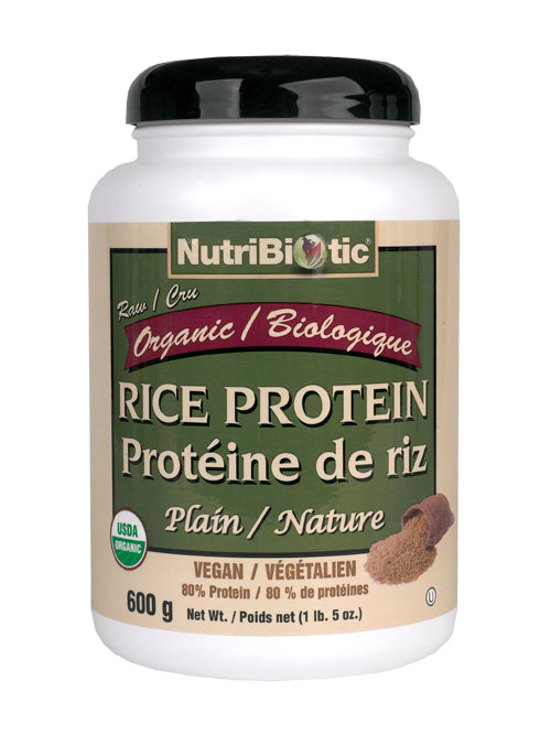 Rice Protein Organic (Plain), 600g - Nutribiotic
