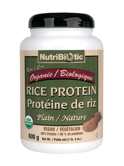 Rice Protein Organic (Plain), 600g - Nutribiotic