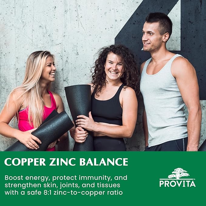 Copper Zinc Balance 90 caps - Provita