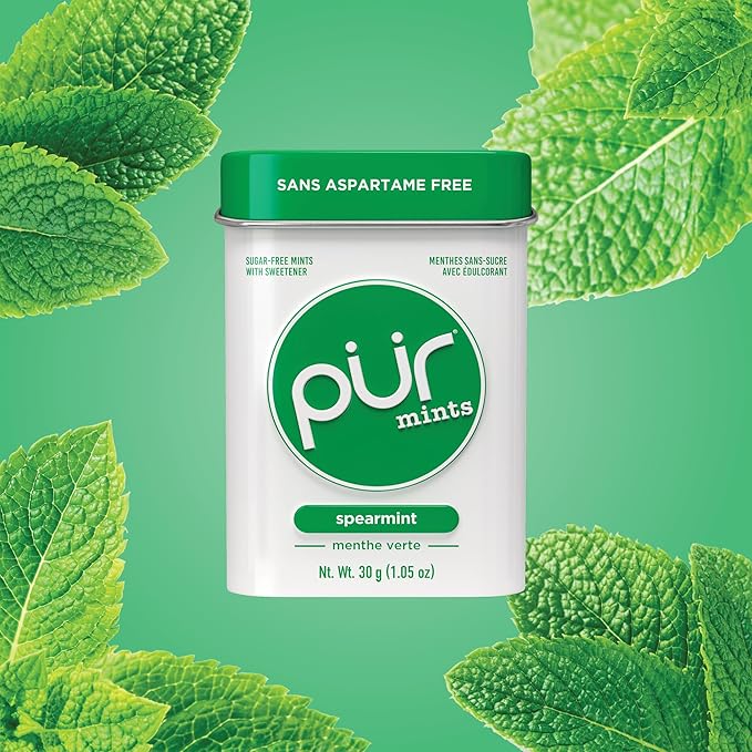 Mints - Spearmint, 30ct, 12/tray - The Pur Company