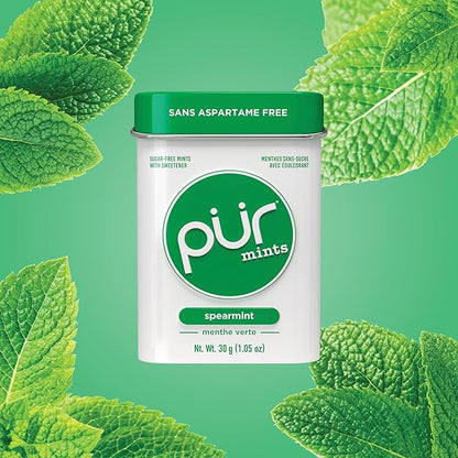 Mints - Spearmint, 30ct, 12/tray - The Pur Company
