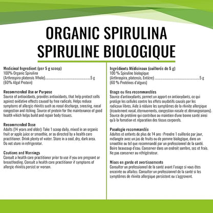 Spirulina Organic, 300g powder - Gandalf