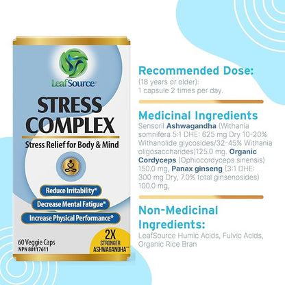 Stress Complex, 60s - LeafSource