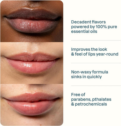 Tinted Lip Balm, 4pk - Cliganic