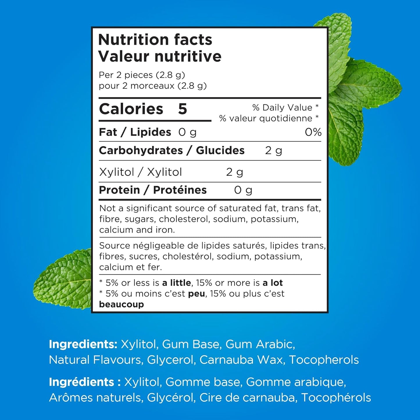Gum Bags - Peppermint, 55ct, 12/tray - The Pur Company