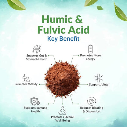 Humic-Fulvic Acid Complex, 60g (Glass) - LeafSource