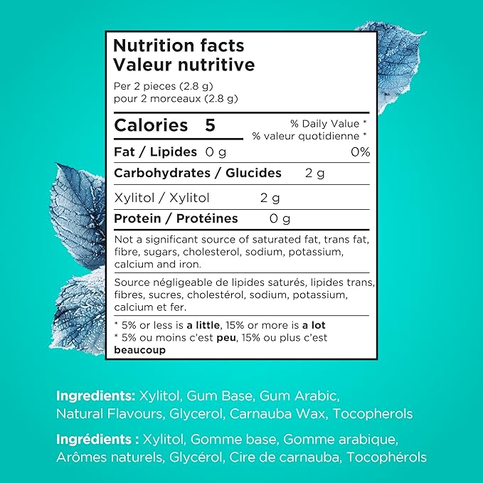 Gum Bag - Wintergreen, 55ct, 12/tray - The Pur Company