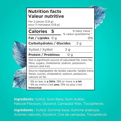 Gum Bag - Wintergreen, 55ct, 12/tray - The Pur Company