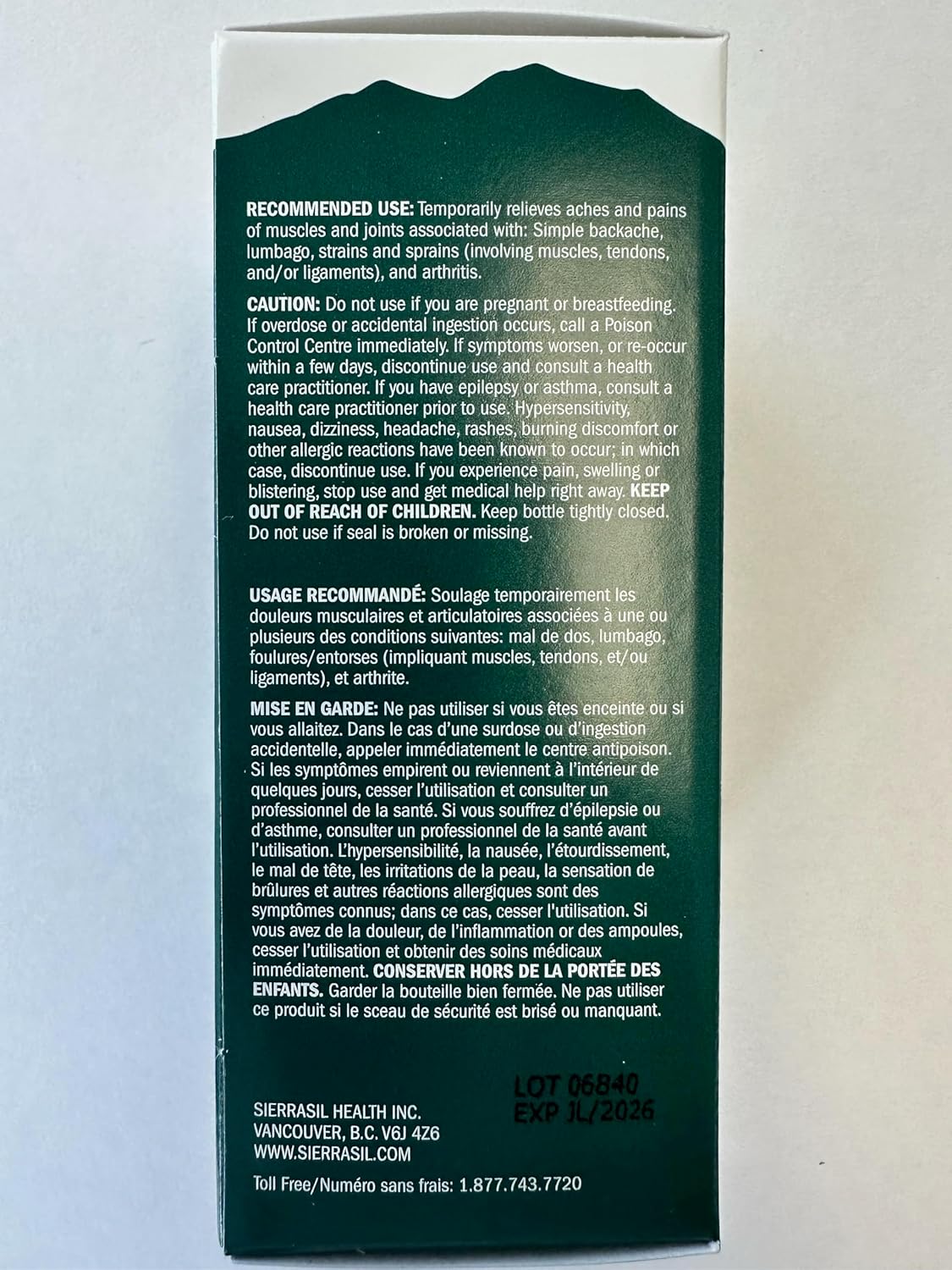 Topical Spray, 30ml - Sierrasil