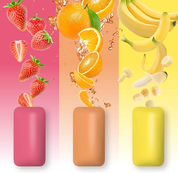 Jumbo Gum - Strawberry, Banana & Orange, 20ct, 10/tray - The Pur Company