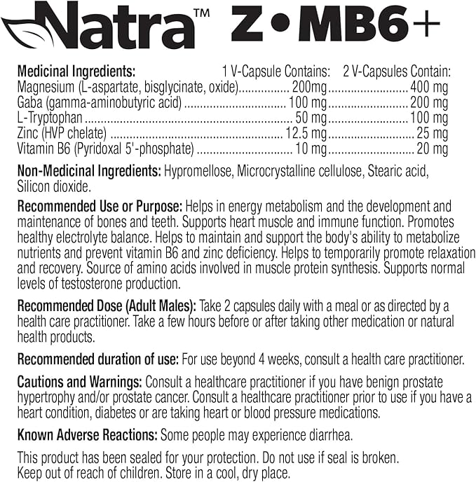 Z-MB6+, 60 Vcaps - Natra