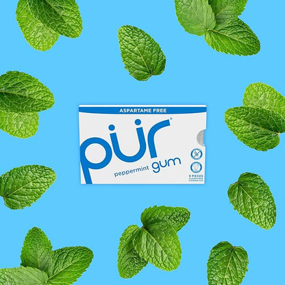 Peppermint Blister Pack 9ct, 2/tray - The Pur Company