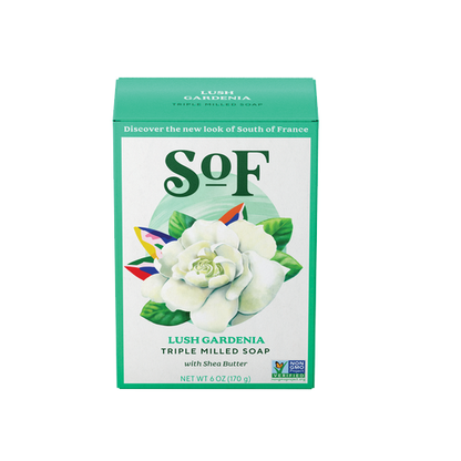 Natural Soap Lush Gardenia, 170 g - South Of France