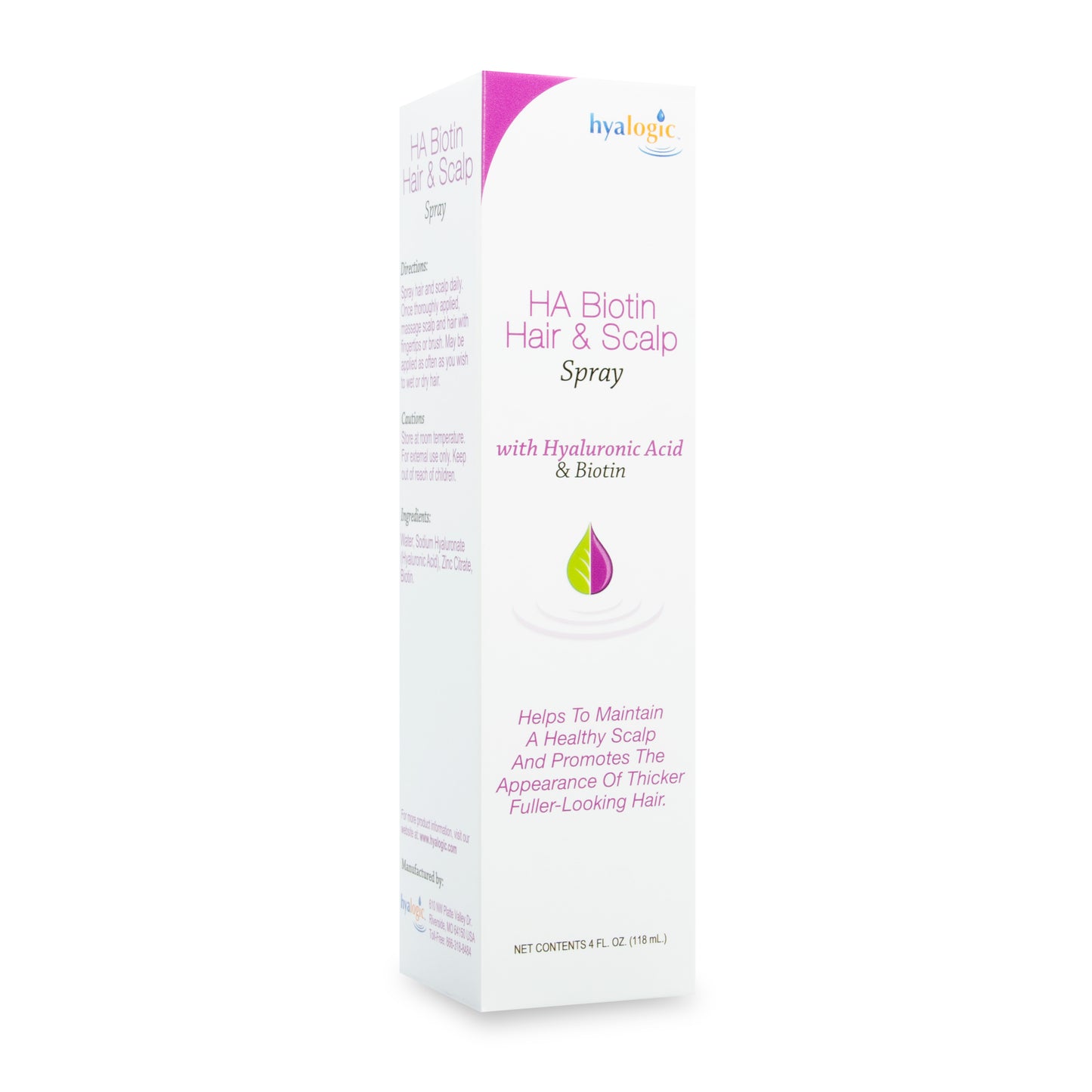 Hair/Scalp Spray, 118ml - Hyalogic