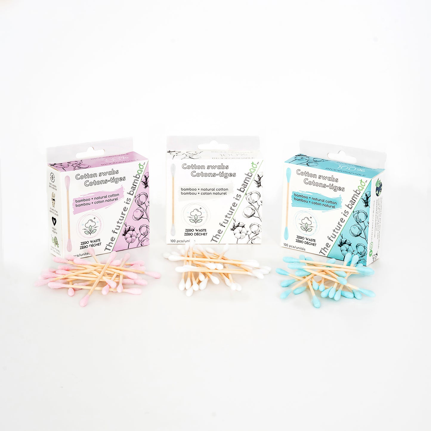 Cotton Swabs, 12/Box - The Future Is Bamboo
