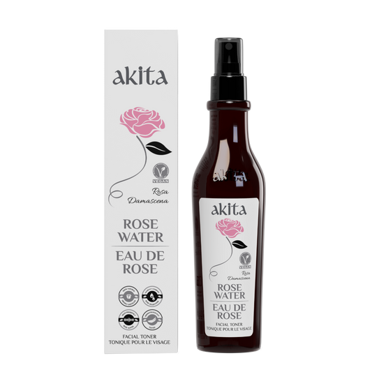 All Natural Rose Water, 250ml - Akita