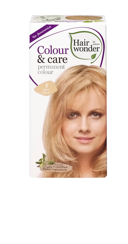 Colour & Care Light Blond 8, 100ml - Hairwonder