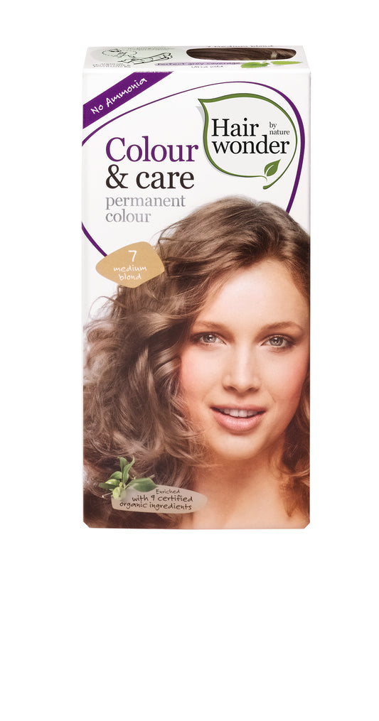 Colour & Care Medium Blond 7, 100ml - Hairwonder