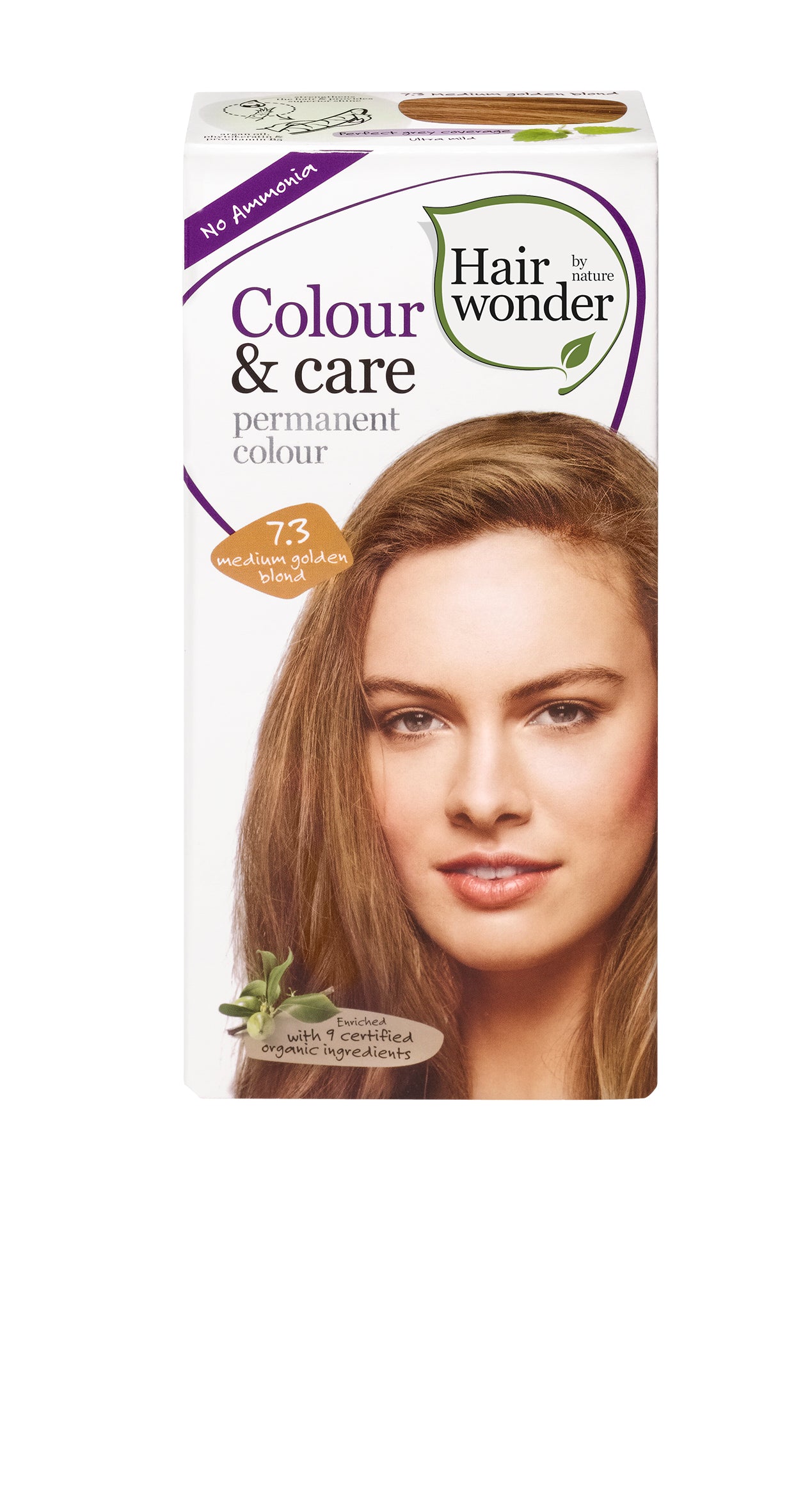 Colour & Care Medium Golden Blond 7.3, 100ml - Hairwonder