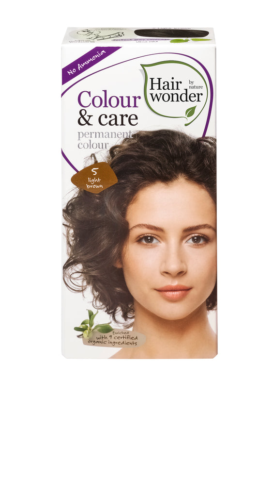 Colour & Care Light Brown 5, 100ml - Hairwonder