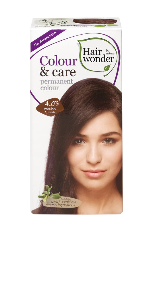 Colour & Care Mocha Brown 4.03, 100ml - Hairwonder