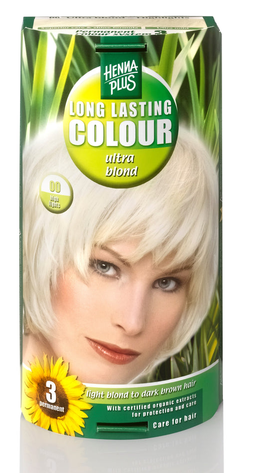 Long Lasting Ultra Blond 00 Coupe Soleil, 140ml - Hennaplus