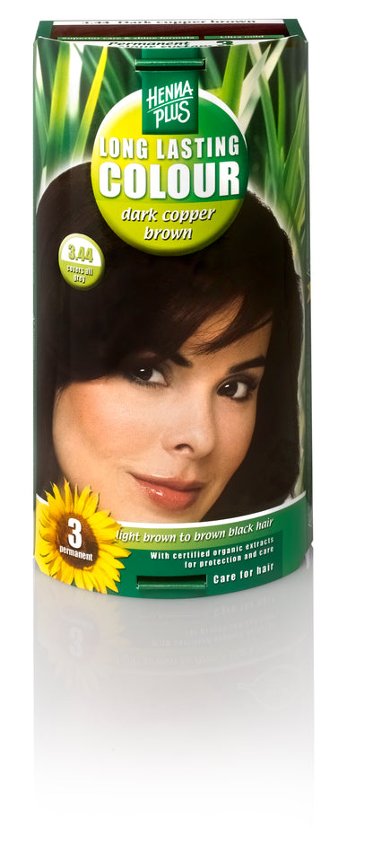 Dark Copper Brown 3.44, 100ml - Hennaplus
