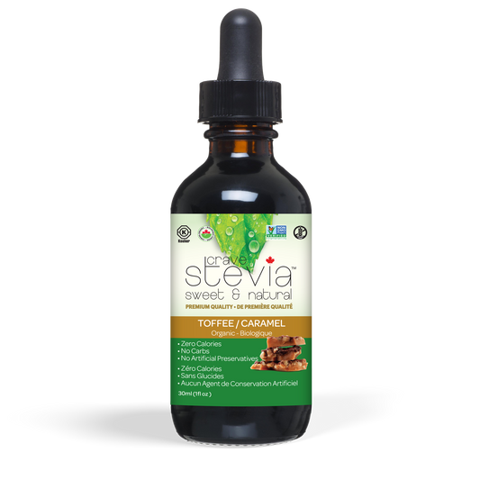 Crave Stevia, Liquid Drops, Toffee, 50ml