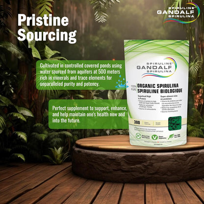 Spirulina Organic, 300g powder - Gandalf