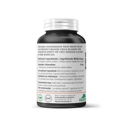 Astaxanthine Forte 30 gélules végétales - Provita
