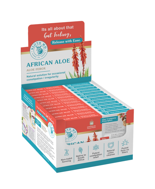 African Aloe,10-pack blister, 12pck/display - Sloth Medical