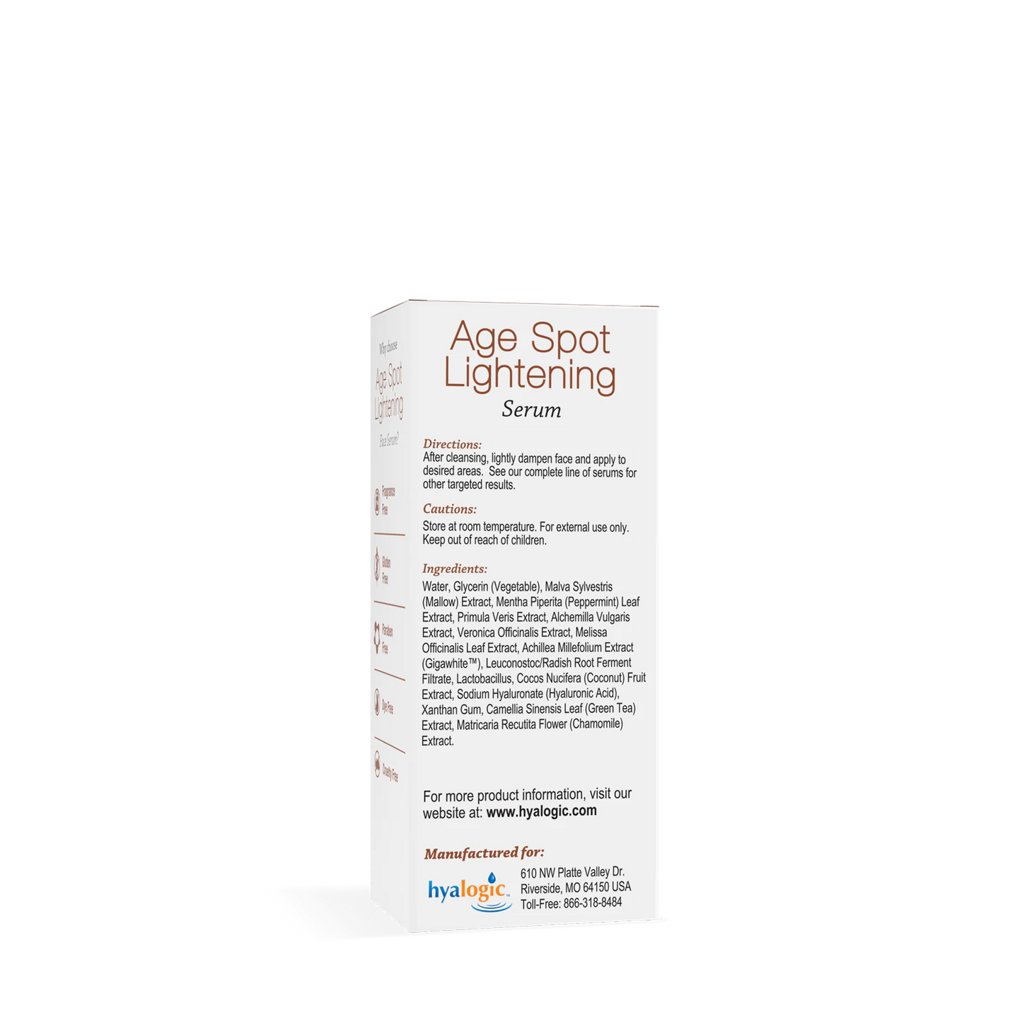 Hyalogic Age Spot Lightening Serum, 30ml