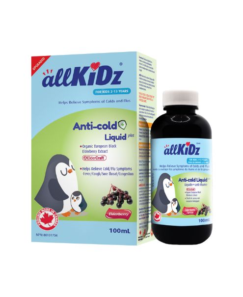 Anti-Cold Elderberry Liq Plus, 100ml - AllKiDz