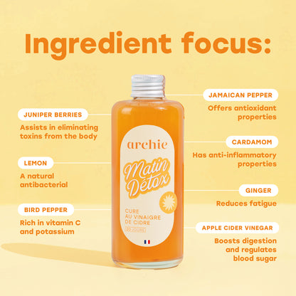 Morning Detox-ACV, Ginger & Spices, 200ml - Archie