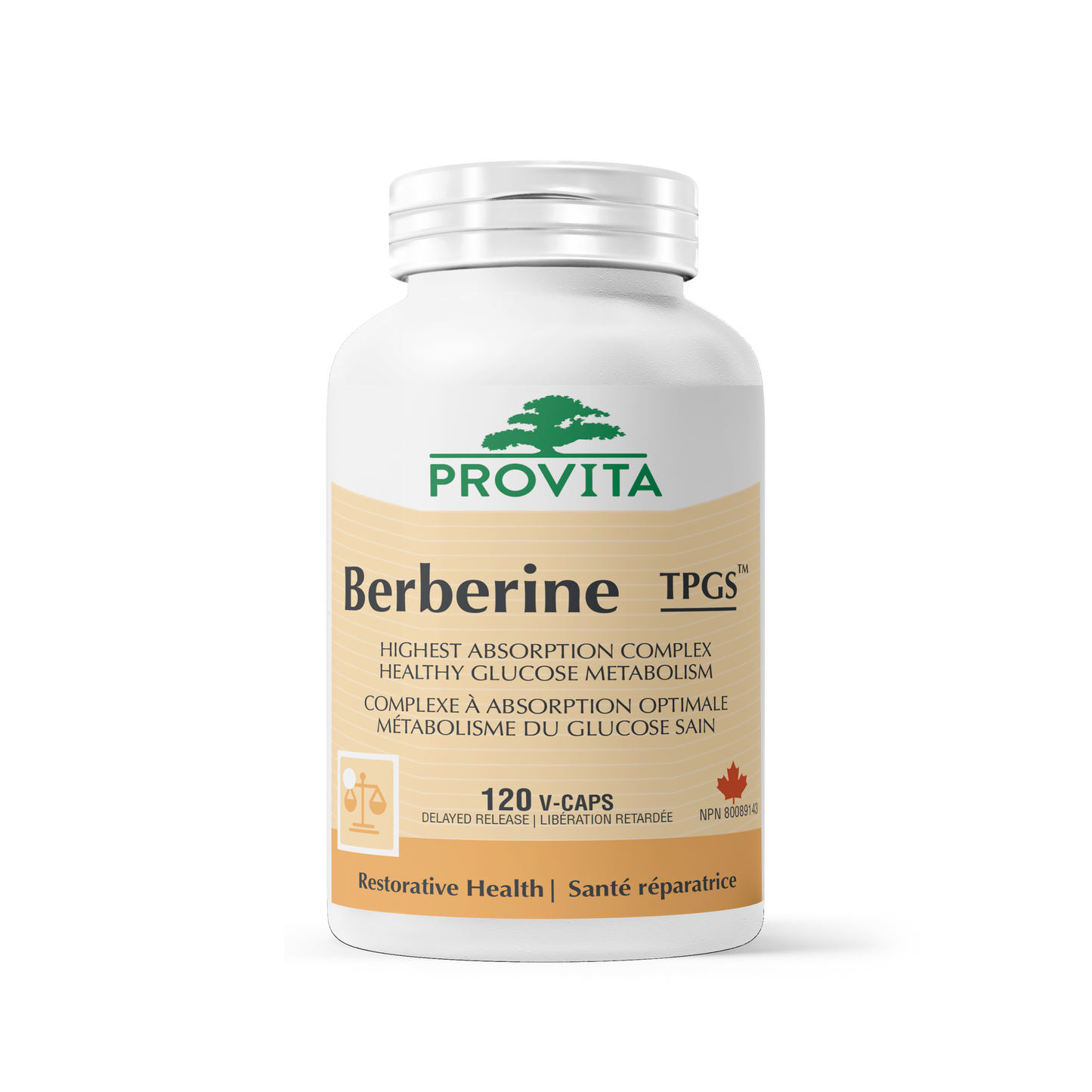 Berberine TPGS 120 vcaps - Provita